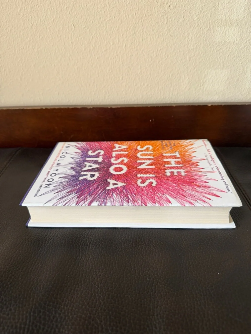 “The Sun is Also a Star” Hardcover Novel by Nicola Yoon - NY Times Bestseller